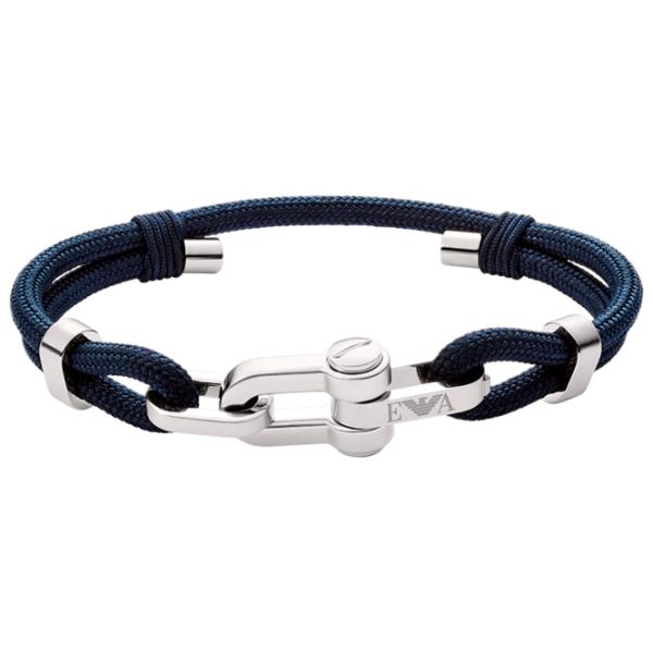 Brățară pentru bărbați EMPORIO ARMANI EGS2866040 Inox/ Blue photo 1 Brățară pentru bărbați EMPORIO ARMANI EGS2866040 Inox/ Blue photo 1