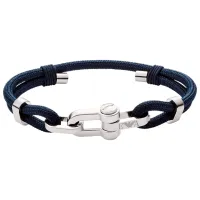 Браслет для мужчин EMPORIO ARMANI EGS2866040 нерж. сталь/ Синий