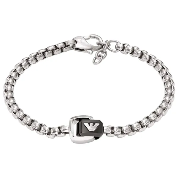 Brățară pentru bărbați EMPORIO ARMANI EGS2938040 Inox/ Silver photo 1 Brățară pentru bărbați EMPORIO ARMANI EGS2938040 Inox/ Silver photo 1
