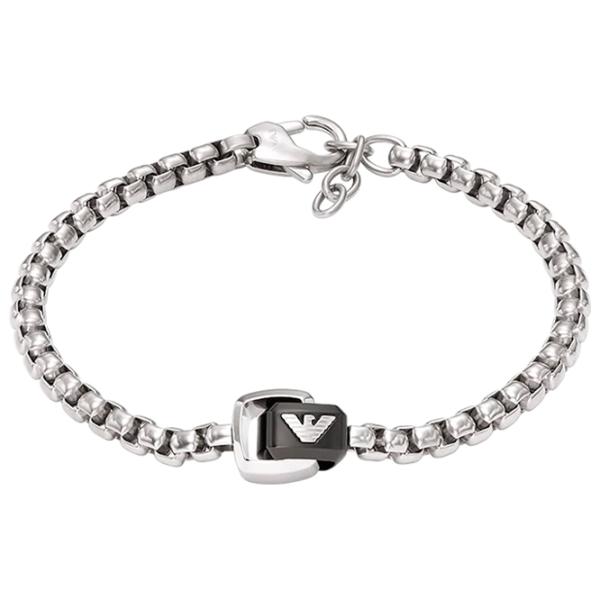 Brățară pentru bărbați EMPORIO ARMANI EGS2938040 Inox/ Silver photo 1 Brățară pentru bărbați EMPORIO ARMANI EGS2938040 Inox/ Silver photo 1