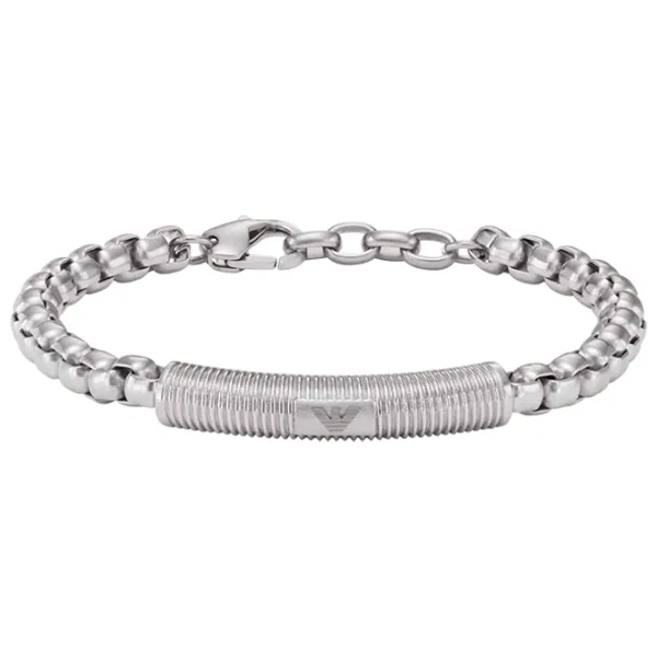 Brățară pentru bărbați EMPORIO ARMANI EGS2940040 Inox/ Silver photo 1 Brățară pentru bărbați EMPORIO ARMANI EGS2940040 Inox/ Silver photo 1