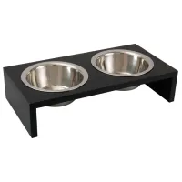 Bol pentru animale Flamingo Kobushi Twin Inox