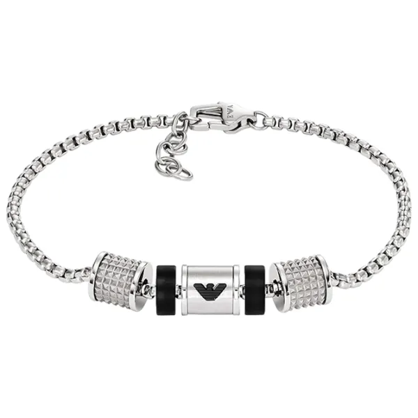 Brățară pentru bărbați EMPORIO ARMANI EGS2999040 Inox/ Silver photo 1 Brățară pentru bărbați EMPORIO ARMANI EGS2999040 Inox/ Silver photo 1