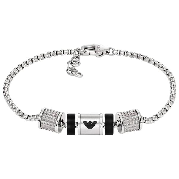 Brățară pentru bărbați EMPORIO ARMANI EGS2999040 Inox/ Silver photo 1 Brățară pentru bărbați EMPORIO ARMANI EGS2999040 Inox/ Silver photo 1