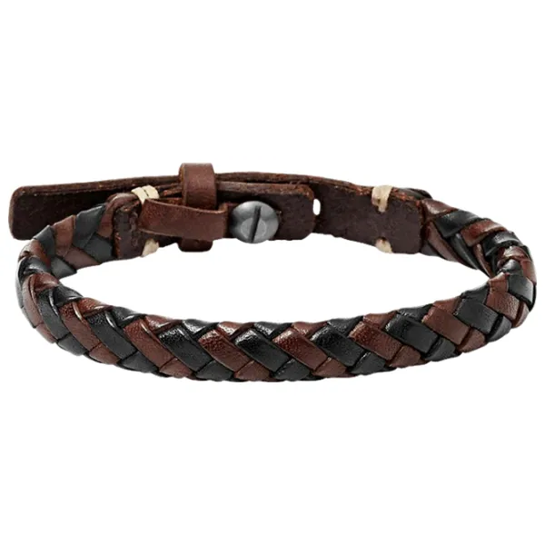 Браслет для мужчин FOSSIL JA5932716 Кожа/ Коричневый photo 1 Браслет для мужчин FOSSIL JA5932716 Кожа/ Коричневый photo 1