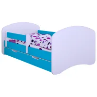 Pat pentru copii Happy Babies Happy 80 x 160 cm/ Placa/ White