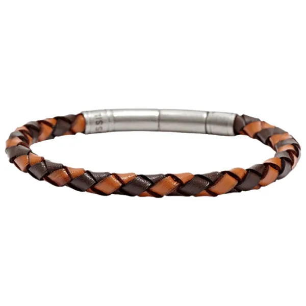 Браслет для мужчин FOSSIL JF00509797 нерж. сталь/ Коричневый photo 1