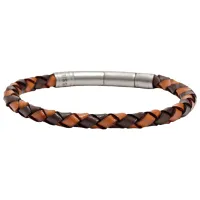 Браслет для мужчин FOSSIL JF00509797 нерж. сталь/ Коричневый