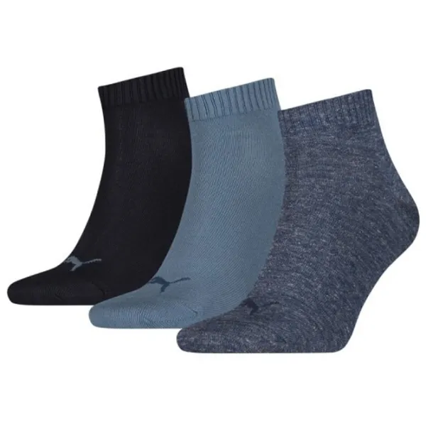 Ciorapi pentru femei Puma Quarter Plain 3P 39 - 42/ Blue photo 1