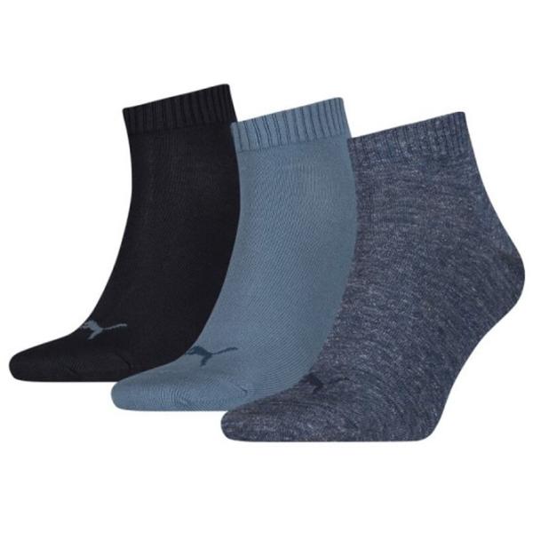 Ciorapi pentru femei Puma Quarter Plain 3P 39 - 42/ Blue photo 1