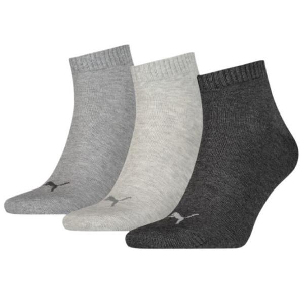 Ciorapi для женщин Puma Quarter Plain 3P 39 - 42/ Разноцветный photo 1