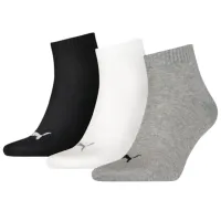 Ciorapi для женщин Puma Quarter Plain 3P 35-38/ Разноцветный