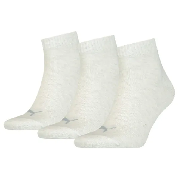 Ciorapi pentru femei Puma Quarter Plain 3P 39 - 42/ Oatmeal photo 1