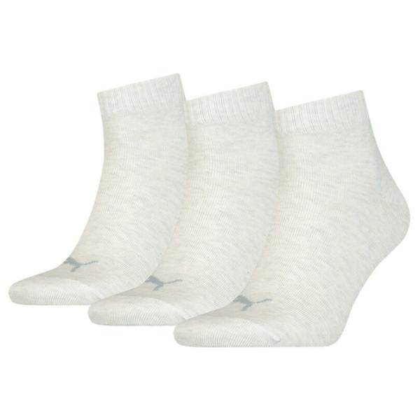 Ciorapi pentru femei Puma Quarter Plain 3P 39 - 42/ Oatmeal photo 1