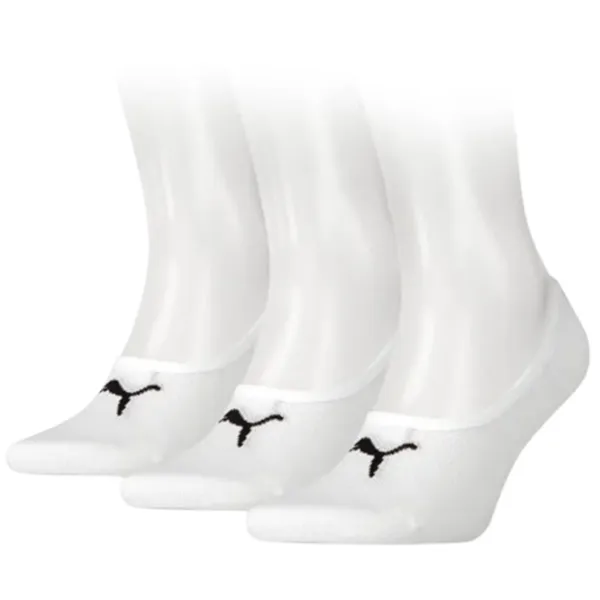 Ciorapi unisex Puma Footie 3Unisex 35-38/ White photo 1