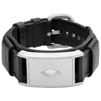 Brățară pentru bărbați FOSSIL JF02367040 Inox/ Black