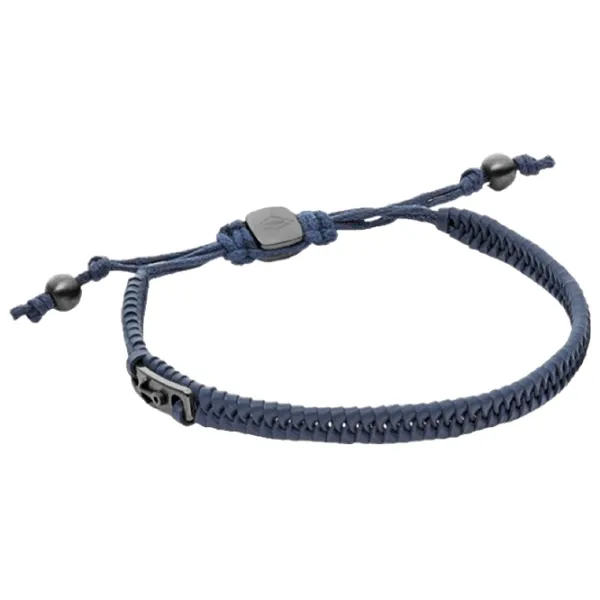 Brățară pentru bărbați FOSSIL JF02469793 Piele/ Blue photo 1 Brățară pentru bărbați FOSSIL JF02469793 Piele/ Blue photo 1