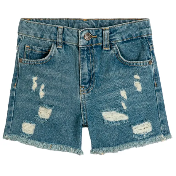 Pantaloni scurți pentru fete Koton 4SKG40016AD 140 / Indigo photo 1 Pantaloni scurți pentru fete Koton 4SKG40016AD 140 / Indigo photo 1