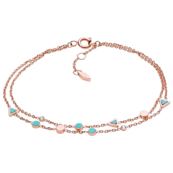 Браслет для женщин FOSSIL JF02642791 нерж. сталь/ Розовое Золото photo 1