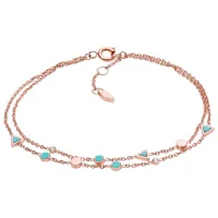 Браслет для женщин FOSSIL JF02642791 нерж. сталь/ Розовое Золото