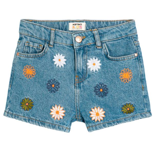 Pantaloni scurți pentru fetiţe Koton 4SKG40022AD 140/ Indigo photo 1 Pantaloni scurți pentru fetiţe Koton 4SKG40022AD 140/ Indigo photo 1