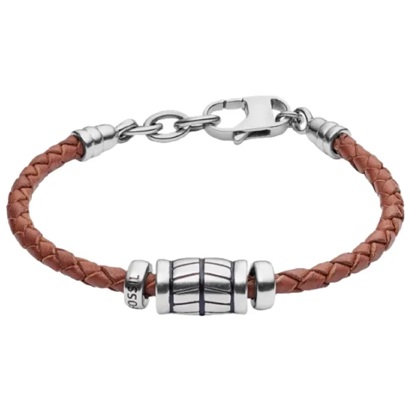Brățară pentru bărbați FOSSIL JF02686040 Inox/ Brown photo 1