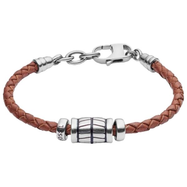 Brățară pentru bărbați FOSSIL JF02686040 Inox/ Brown photo 1