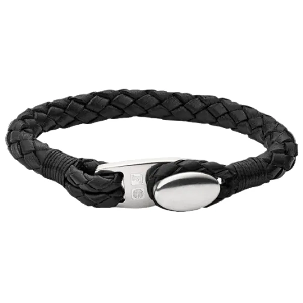 Brățară pentru bărbați FOSSIL JF02698040 Inox/ Black photo 1 Brățară pentru bărbați FOSSIL JF02698040 Inox/ Black photo 1