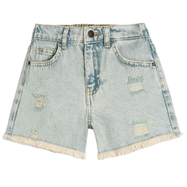 Pantaloni scurți pentru fetiţe Koton 4SKG40011AD 140/ Licht Indigo photo 1 Pantaloni scurți pentru fetiţe Koton 4SKG40011AD 140/ Licht Indigo photo 1