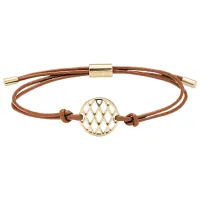 Браслет для женщин FOSSIL JF02727710 Кожа/ Коричневый