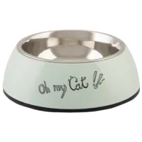 Bol pentru animale Beeztees Oh My Cat Inox
