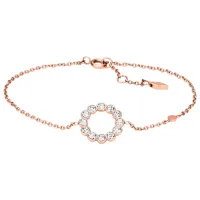 Браслет для женщин FOSSIL JF02742791 Цирконий/ Розовое Золото