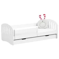 Детская кровать Akord Play 80 x 180 см/ ЛДСП/ Белый