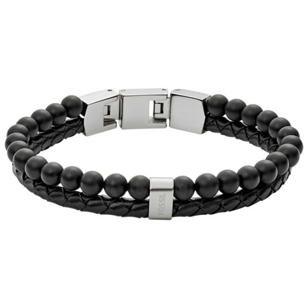 Brățară pentru bărbați FOSSIL JF02763040 Piatră semiprețioasă/ Black photo 1 Brățară pentru bărbați FOSSIL JF02763040 Piatră semiprețioasă/ Black photo 1