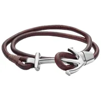 Браслет для мужчин FOSSIL JF02882040 нерж. сталь/ Коричневый