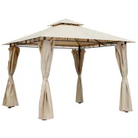 Палатка Technoworker Shade Черный Бежевый