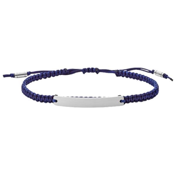 Brățară pentru bărbați FOSSIL JF03127040 Inox/ Blue photo 1 Brățară pentru bărbați FOSSIL JF03127040 Inox/ Blue photo 1
