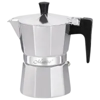 Кофеварка Maestro Mr-1666-6 0.3л / Алюминий / Серебряный