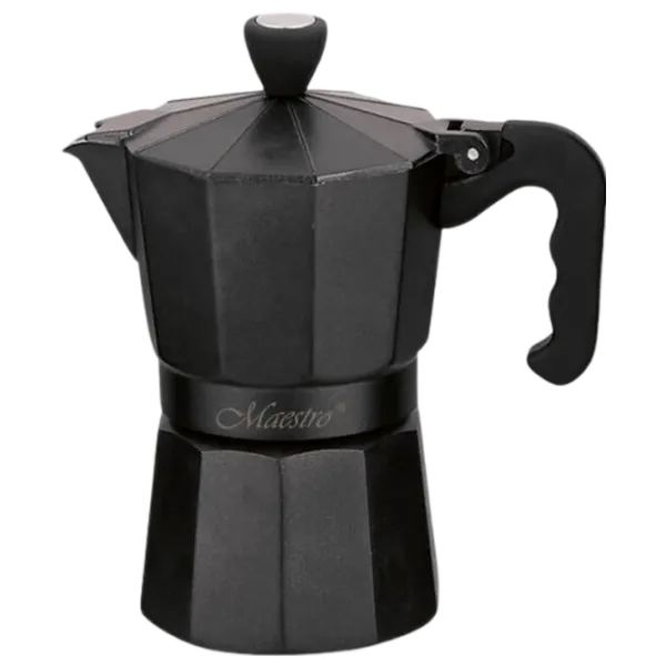Кофеварка Maestro Mr-1666-9 0.45л / Алюминий / Черный photo 1