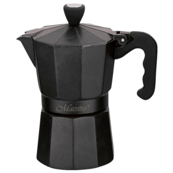 Кофеварка Maestro Mr-1666-9 0.45л / Алюминий / Черный photo 1