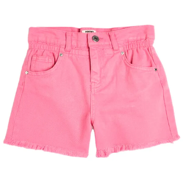 Pantaloni scurți pentru fetiţe Koton 4SKG40020AD 116/ Pink photo 1 Pantaloni scurți pentru fetiţe Koton 4SKG40020AD 116/ Pink photo 1