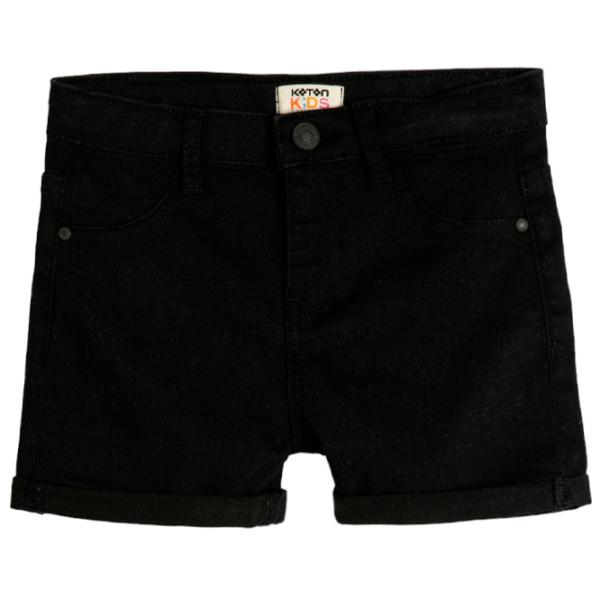 Pantaloni scurți pentru fetiţe Koton 4SKG40015AD 140/ Black photo 1