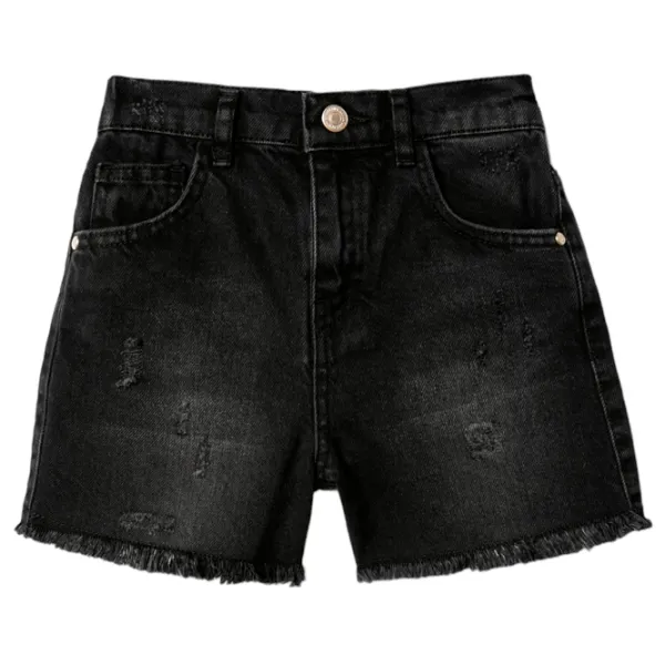 Pantaloni scurți pentru fetiţe Koton 4SKG40019AD 152/ Black photo 1