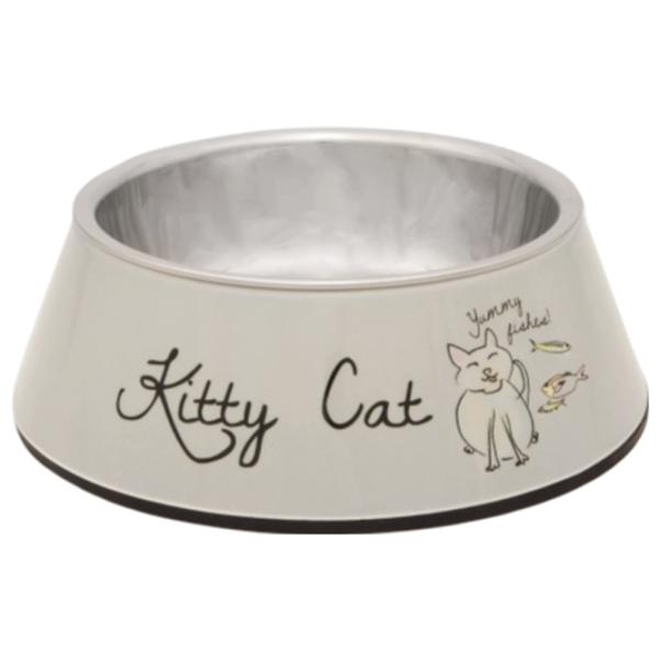 Миска для животных Beeztees Kitty Cat нерж. сталь photo 1 Миска для животных Beeztees Kitty Cat нерж. сталь photo 1