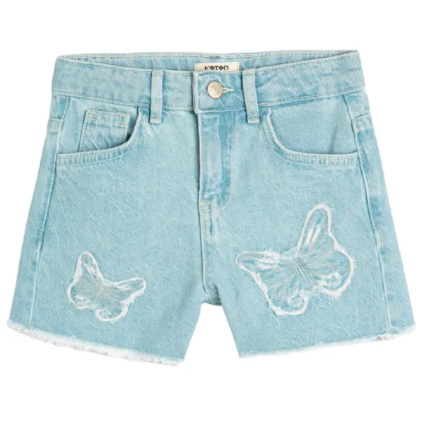 Pantaloni scurți pentru fetiţe Koton 4SKG40023AD 140/ Licht Indigo photo 1 Pantaloni scurți pentru fetiţe Koton 4SKG40023AD 140/ Licht Indigo photo 1