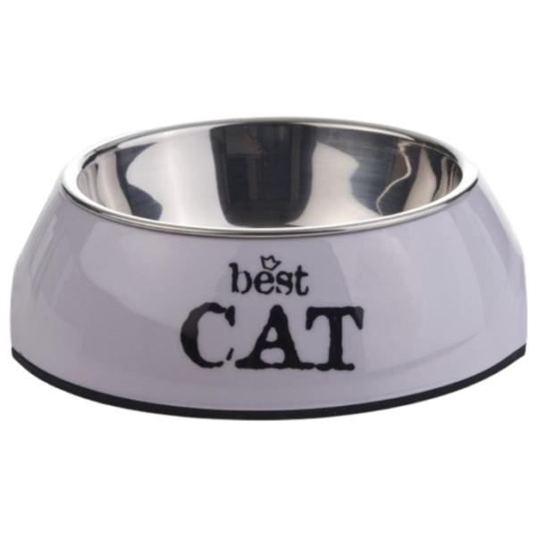 Миска для животных Beeztees Best Cat нерж. сталь photo 1 Миска для животных Beeztees Best Cat нерж. сталь photo 1