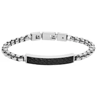 Браслет для мужчин FOSSIL JF03393040 нерж. сталь/ Серебристый