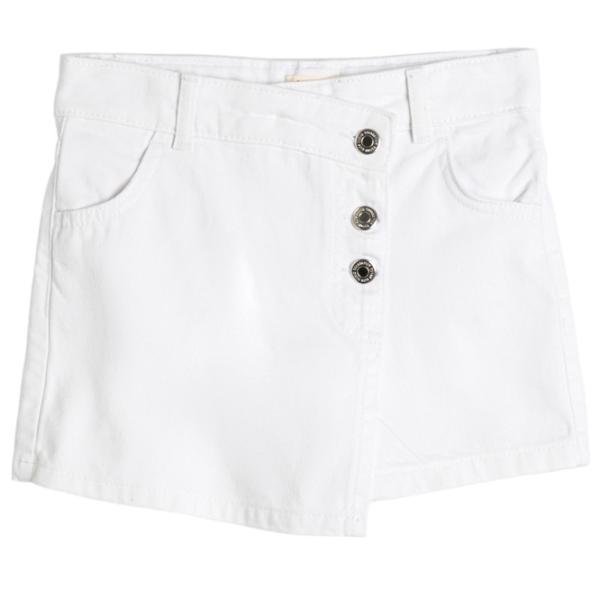 Pantaloni scurți pentru fete Koton 4SKG40024AD 152 / White photo 1 Pantaloni scurți pentru fete Koton 4SKG40024AD 152 / White photo 1