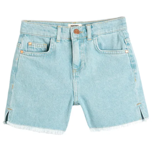 Pantaloni scurți pentru fetiţe Koton 4SKG40043AD 152/ Licht Indigo photo 1