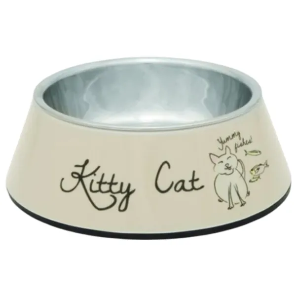 Миска для животных Beeztees Kitty Cat нерж. сталь photo 1 Миска для животных Beeztees Kitty Cat нерж. сталь photo 1